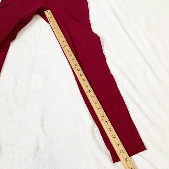 90 Degree by Reflex maroon ankle workout yoga‎ pilates crossfit leggings - Picture 4 of 6